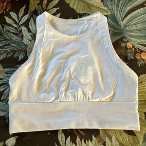 Lululemon white ebb to street bra sz 8